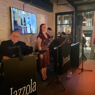 Jazzola Playing Gypsy Jazz at Pa'La Downtown