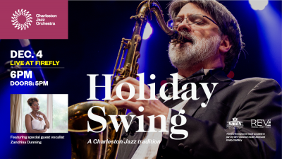 Live At Firefly: Holiday Swing at Firefly Distillery - event poster Live At Firefly: Holiday Swing at Firefly Distillery