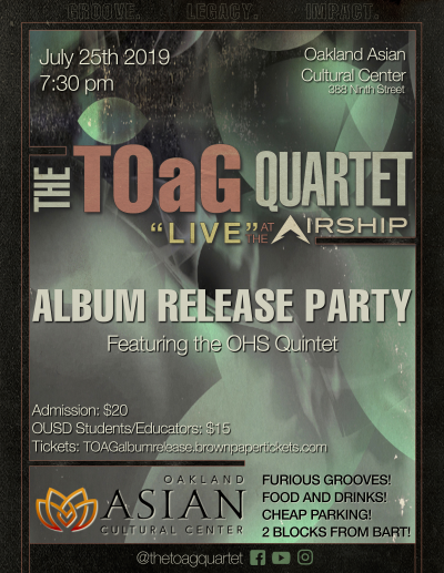 The Toag Quartet: Album Release Party at Oakland Asian Cultural Center