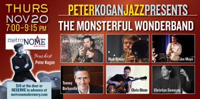 Peterkogan's Monsterful Wonderband at MetroNOME Brewery