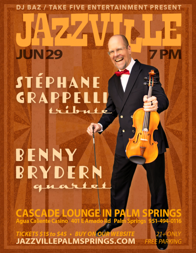 Benny Brydern Quartet: Stéphane Grappelli Tribute At Jazzville at Jazzville Palm Springs