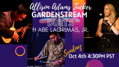 Allison Adams Tucker's DUETS ft Abe Lagrimas Jr at Balboa Park