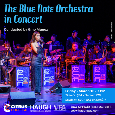 The Blue Note Orchestra In Concert, Featuring Apu Jazz Ensemble And Garey High School at Haugh Performing Arts Center