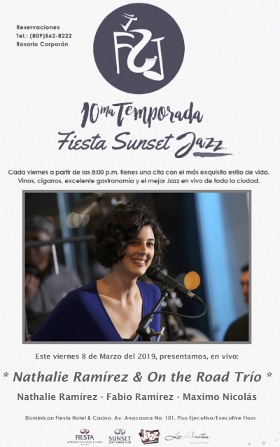 Nathalie Ramirez and On The Road Band at Fiesta Sunset Jazz