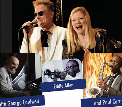 Eddie Sherman &amp; Peggy Raley with George Caldwell, Eddie Allen &amp; Paul Carr at The TBJAZZ FESTIVAL &rsquo;25 CLOSING BRUNCH BASH