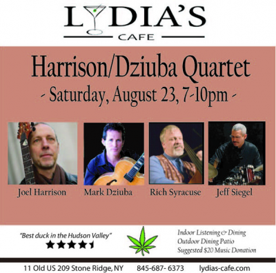 Harrison/dziuba Quartet at Lydia's Cafe