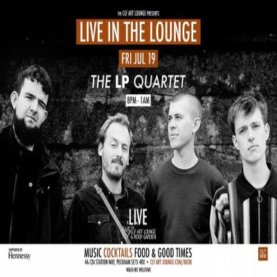 The LP Quartet Live In The Lounge at The CLF Art Lounge And Roof Garden - event poster The LP Quartet Live In The Lounge at The CLF Art Lounge And Roof Garden