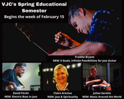 Vermont Jazz Center Spring Semester Classes at Vermont Jazz Center