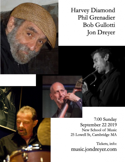 Harvey Diamond Quartet: Grenadier, Gullotti, Dreyer at New School Of Music