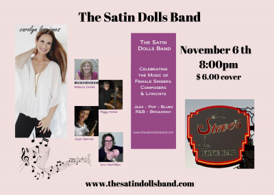 Carolyn Lee Jones - The Satin Dolls Band - Quintet at Steve's Wine Bar