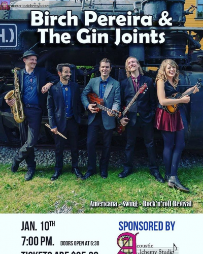 Birch Pereira & The Gin Joints at Acoustic Alchemy Studio