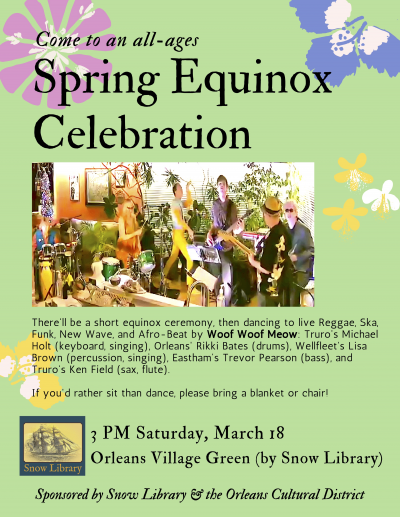 Woof Woof Meow Equinox Dance Party at Orleans Town Green