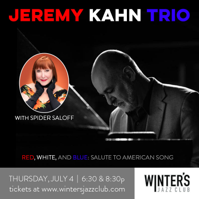 Jeremy Kahn Trio With Special Guest Spider Saloff at Winter's Jazz Club