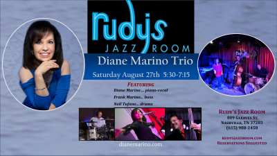 Diane Marino Trio at Rudy's Jazz Room