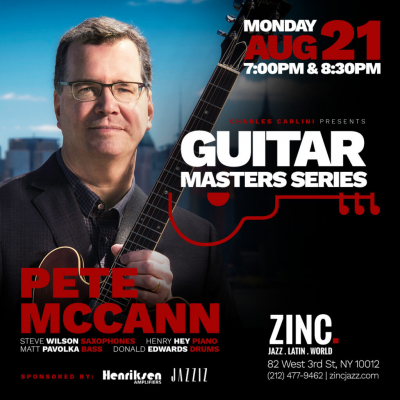 Guitar Masters Series: Pete Mccann at Zinc Bar