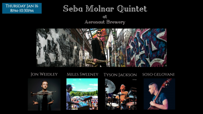 Seba Molnar Quintet at Aeronaut Brewery