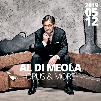 Al Di Meola | Opus & More at Mom Cultural Center - event poster Al Di Meola | Opus & More at Mom Cultural Center