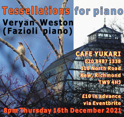 Veryan Weston at Cafe Yukari