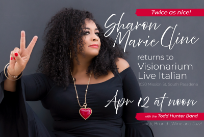 Sharon Marie Cline Love In The Afternoon at Visionarium Live Italian - event poster Sharon Marie Cline Love In The Afternoon at Visionarium Live Italian