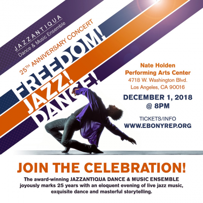 Jazzantiqua Dance & Music Ensemble 25th Anniversary Concert at Nate Holden Performing Arts Center