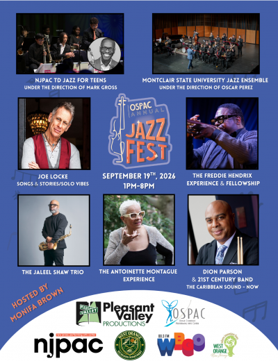 19th Ospac Annual West Orange Jazz Festival 