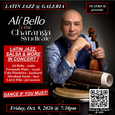 Latin Jazz, Charanga &amp; Salsa With Al&iacute; Bello &amp; The Charanga Syndicate Band