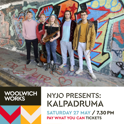 Kalpadruma at Woolwich Works - event poster Kalpadruma at Woolwich Works