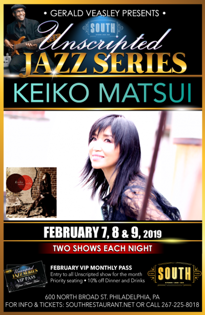 Keiko Matsui With Gerald Veasley Band at Gerald Veasley's Unscripted Jazz Series at South Jazz Club