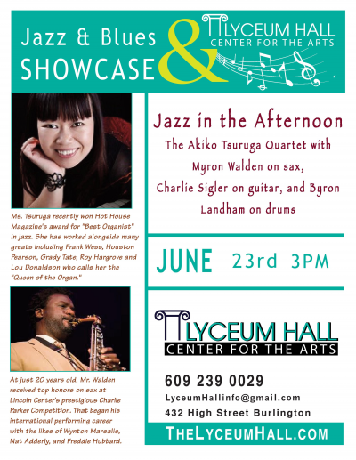Akiko Tsuruga Quartet at Lyceum Hall Center For The Arts - event poster Akiko Tsuruga Quartet at Lyceum Hall Center For The Arts