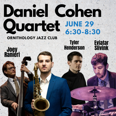 Daniel Cohen Quartet at Ornithology Jazz Club