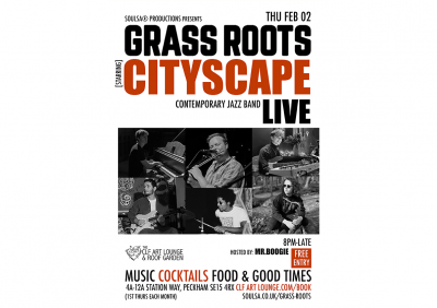 Grass Roots With Cityscape (live), Free Entry at The CLF Art Lounge And Roof Garden