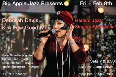Deborah Davis' 1920's Show at Gin Fizz Harlem