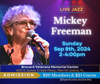 Live Jazz By the Mickey Freeman Quartet at Brevard Veterans Memorial Center