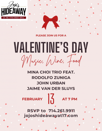 Mina Choi Trio at Jojo's Hideaway At 17th Street Grill