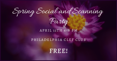 Scanning Party And Spring Social - Philadelphia Clef Club! at Philadelphia Clef Club Of Jazz