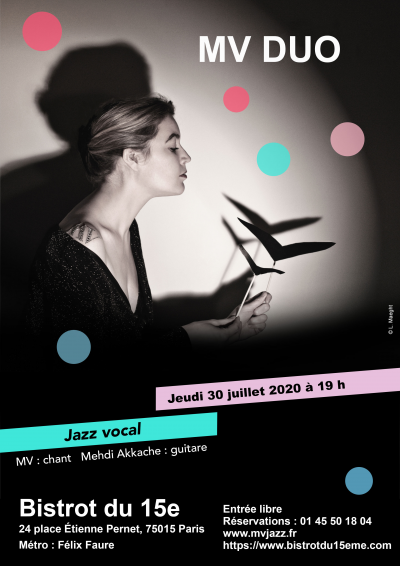 MV en concert at Le Bistrot Du 15e