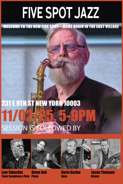 Lew Tabackin Quartet at Five Spot Jazz
