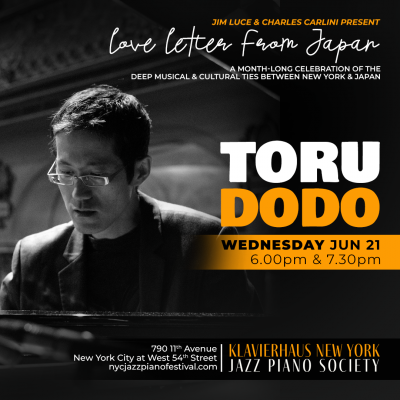 Love Letter From Japan: Toru Dodo at Klavierhaus - event poster Love Letter From Japan: Toru Dodo at Klavierhaus