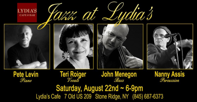Teri Roiger Quartet at Lydia's Cafe