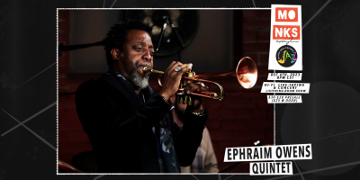Austin Jazz Society Presents The Ephraim Owens Quartet at Monks Jazz Club - event poster Austin Jazz Society Presents The Ephraim Owens Quartet at Monks Jazz Club