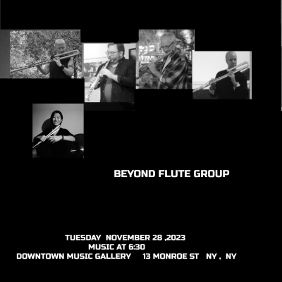 Beyond Flute Group-Cheryl Pyle , Michael Eaton, Sylvain Leroux, Gene Coleman,Yuko Togami at Downtown Music Gallery