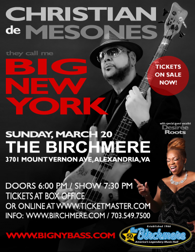 Christian de Mesones at The Birchmere