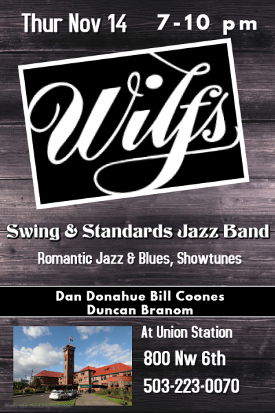 Swing & Standards Jazz Band Wilfs at Wilfs