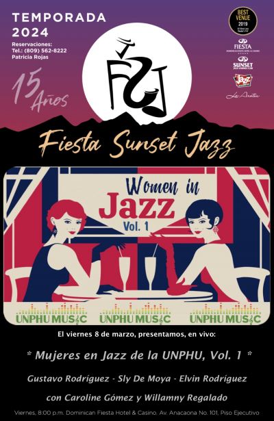 Women in Jazz of the UNPHU, Vol. 1 at Fiesta Sunset Jazz