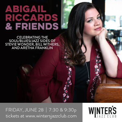 Abigail Riccards & Friends at Winter's Jazz Club