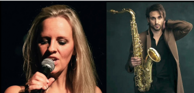 Georgina Docherty + Richard Pavlidis With JMQ Jazz Ensemble  at The Golden Gate Hotel