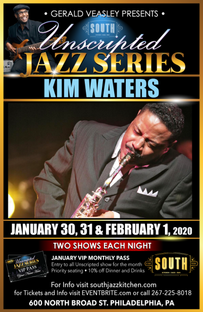 Kim Waters And Gerald Veasley at South Jazz Club - event poster Kim Waters And Gerald Veasley at South Jazz Club