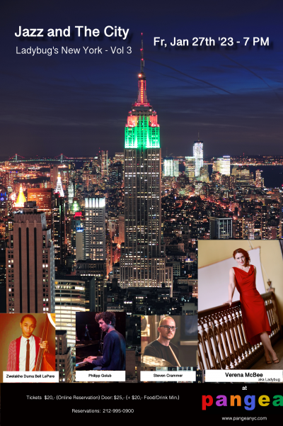 Jazz & The City - Ladybug's New York - Vol 3 at Pangea