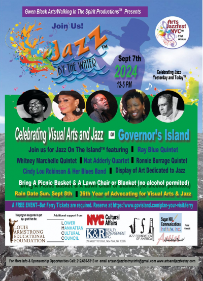 Jazz By The Water On Governor's Island at Arts And Jazzfest NYC at Governors Island