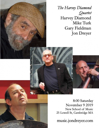 CANCELED: Mike Turk With The Harvey Diamond Quartet at New School Of Music